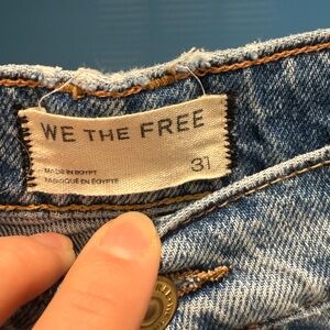 Free People Barrel Jeans